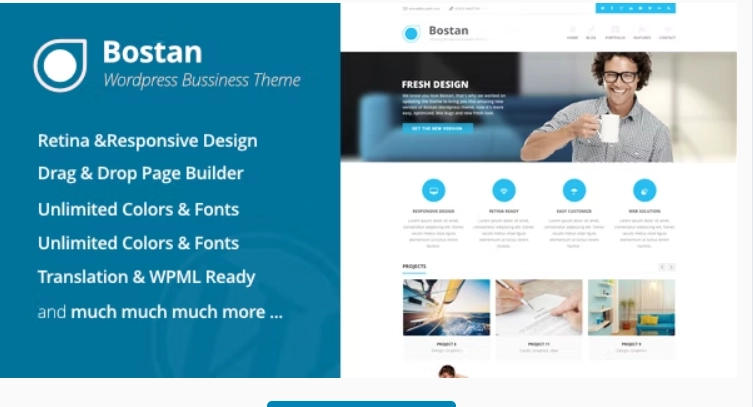 Bostan Business Business Theme 6.56 GPL Theme