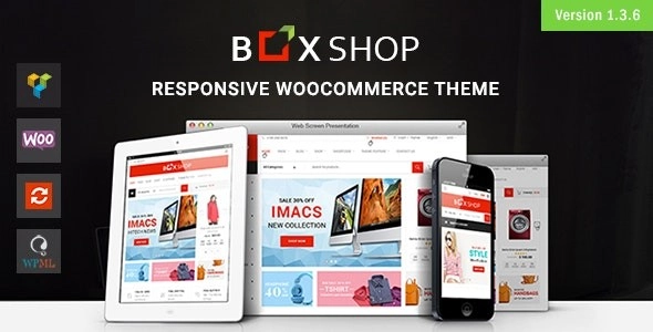 BoxShop Responsive WooCommerce WordPress Theme 2.1.9 GPL Theme