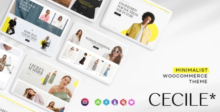 Cecile Minimalist WooCommerce Theme | WooCommerce 1.0.2 GPL Theme