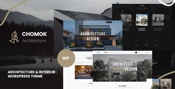 Chomok Modern Architecture Interior WordPress Theme 1.0 GPL Theme