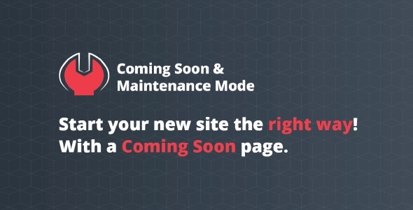 Coming Soon Maintenance Mode PRO 6.55 GPL Plugins
