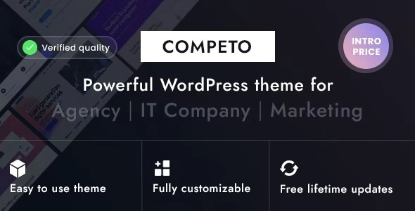 Competo Marketing Digital agency WordPress theme 1.0.0 GPL Theme
