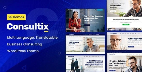 Consultix Business Consulting WordPress Theme 4.0.1 GPL Theme