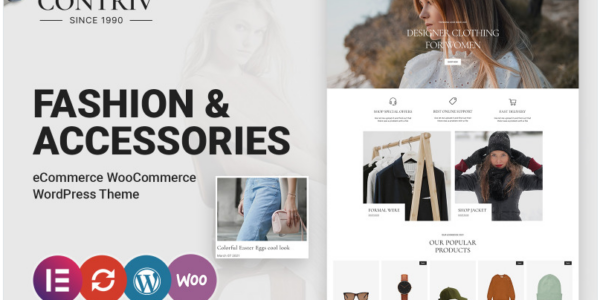 Contriv Fashion and Accessories WooCommerce Theme 1.0.0 GPL Theme