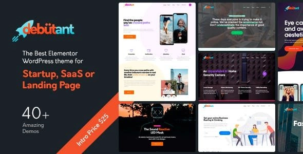 Debutant Multipurpose WordPress theme for Startup and Agency 1.0.10 GPL Theme