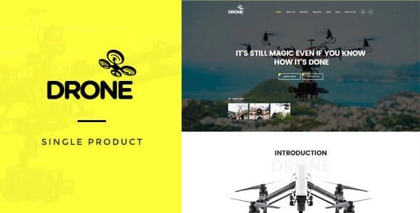 Drone Single Product WordPress Theme 1.126 GPL Theme
