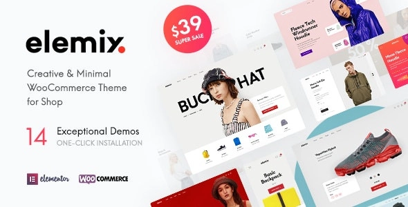 Elemix Modern Creative Elementor WooCommerce Theme 1.2.4 GPL Theme