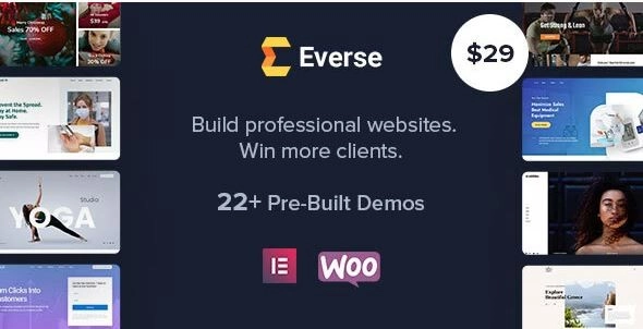 Everse | Multi-purpose Elementor WordPress Theme 1.8.3 GPL Theme