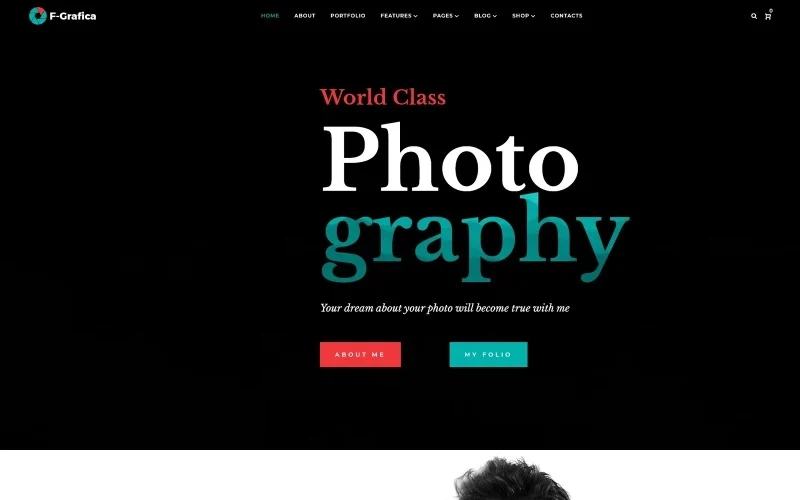 F-Grafica Photography WordPress Elementor Theme WordPress Theme 1.0.0 GPL Theme