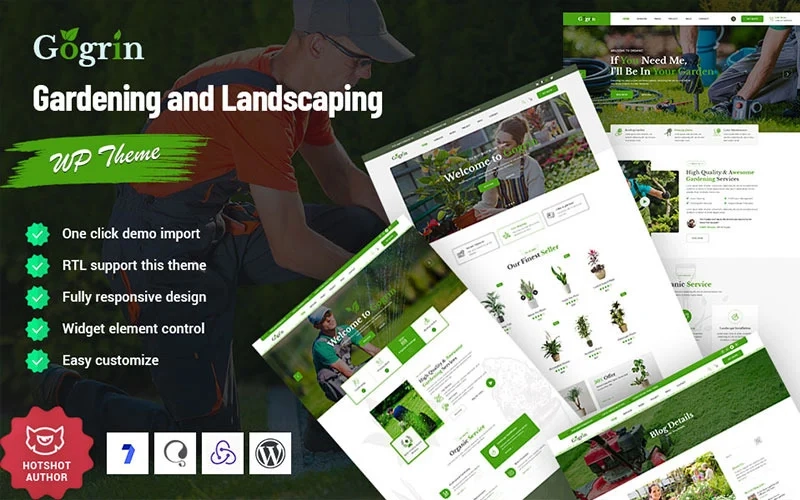 Gogrin Gardening Plan WordPress Theme 1.0.0 GPL Theme