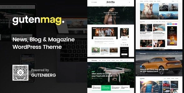 GutenMag Newspaper, Magazine Theme 1.1.6 GPL Theme