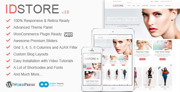 IDStore Responsive Multi-Purpose Ecommerce Theme 4.5 GPL Theme