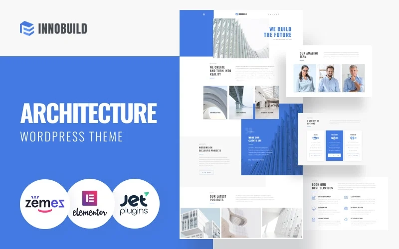 Innobuild Solid And Reliable Architecture Design WordPress Theme 1.0.1 GPL Theme