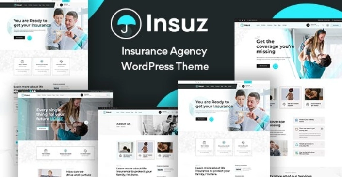 Insuz Insurance Company WordPress Theme 1.0 GPL Theme