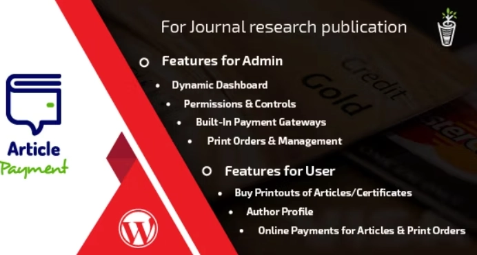 Journal Payment WordPress Addon Plugin 2.0.2 GPL Plugins