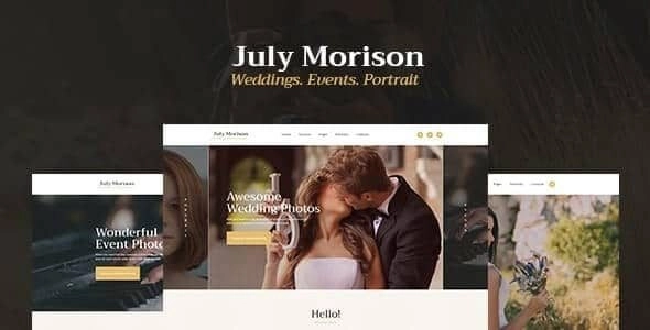 July Morison | An Alluring Event Photographer’s Portfolio Blog WordPress Theme 1.2 GPL Theme