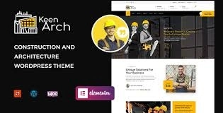 Keenarch Building Construction WordPress Theme 1.0.0 GPL Theme