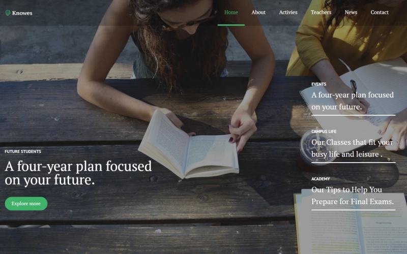 Knowes Education Multipurpose Modern WordPress Elementor Theme WordPress Theme 1.0.0 GPL Theme
