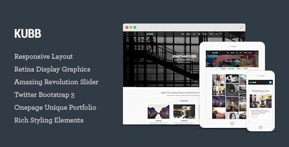 Kubb Photography Magazine WordPress Theme 2.0.10 GPL Theme