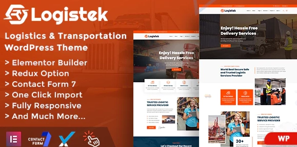 Logistek Logistics Transportation WordPress Theme 1.0 GPL Theme
