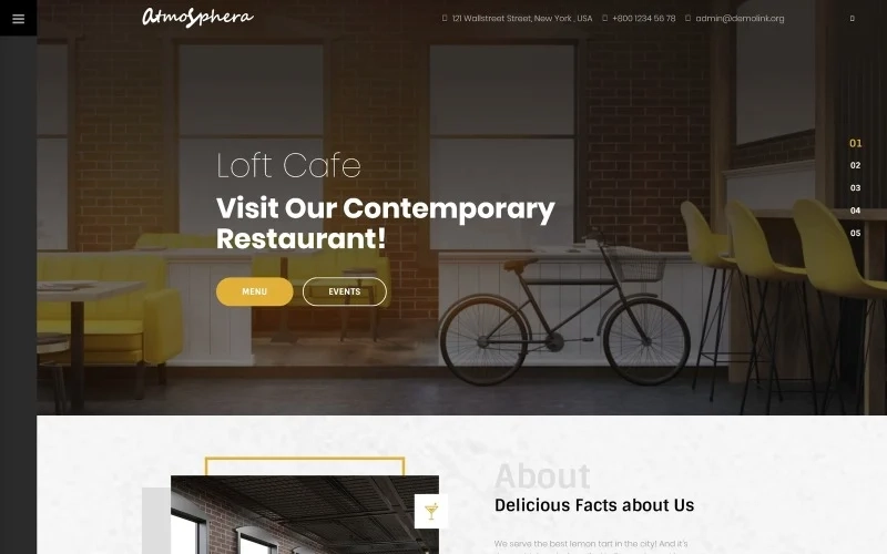 Lunar Cafe Cafe Restaurant WordPress Elementor Theme WordPress Theme 1.0.0 GPL Theme