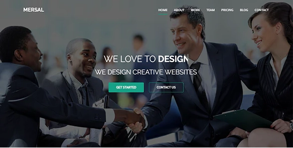 Mersal One Page MultiPurpose WordPress Theme 1.0 GPL Theme