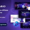 NFTLAB.IO NFT Marketplace Affiliate Elementor WordPress Theme 1.0.1 GPL Theme