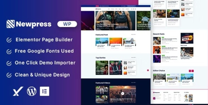 Newpress Blog Magazine WordPress Theme 1.0 GPL Theme