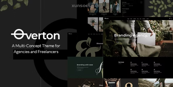 Overton Creative Theme for Agencies and Freelancers 1.4 GPL Theme