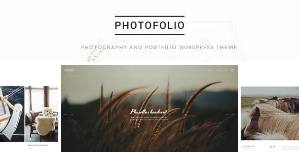 Photofolio Photography Portfolio WordPress Theme 1.0 GPL Theme
