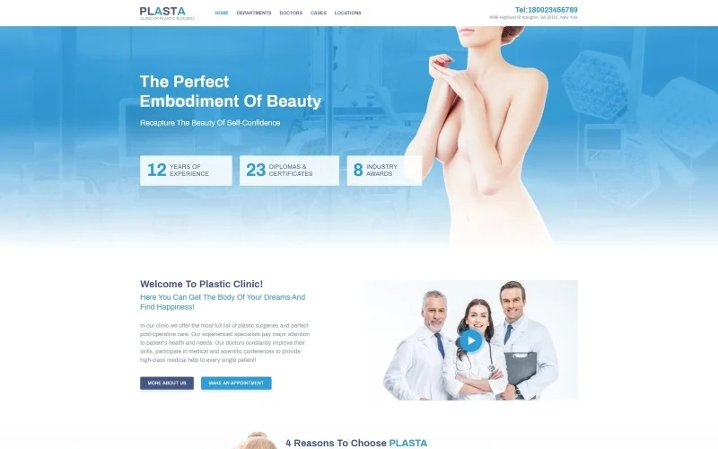 Plasta Medical WordPress Elementor Theme WordPress Theme 1.0.0 GPL Theme