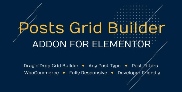 Posts Grid Builder for Elementor 2.0 GPL Plugins