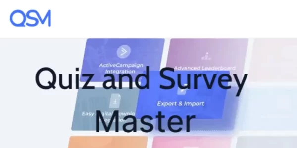 QSM Quiz And Survey Master 9.1.0 GPL Plugins
