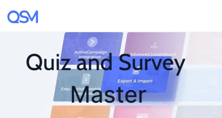 QSM Quiz And Survey Master 9.1.0 GPL Plugins