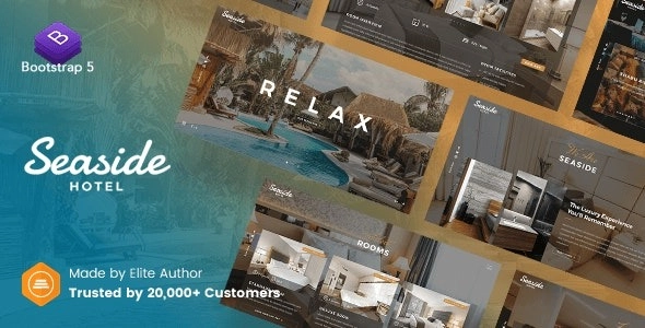 Seaside Hotel Booking WordPress Theme 1.0.0 GPL Theme