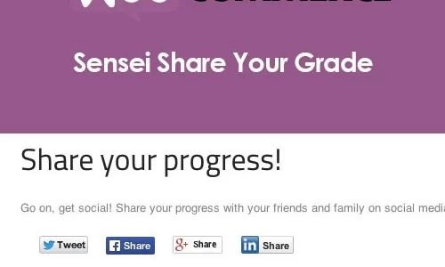 Sensei Share Your Grade 2.0.1 GPL Plugins
