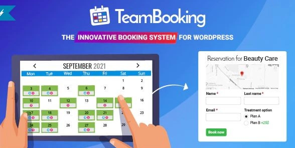Team Booking WordPress Booking System 3.0.8 GPL Plugins