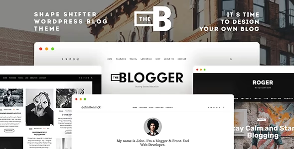 TheBlogger WordPress Theme 2.2.8 GPL Theme