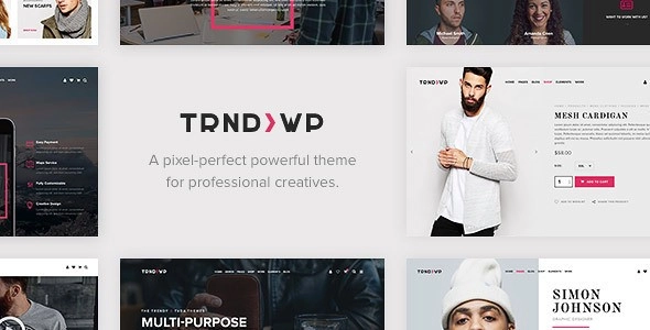 Trendy Creative Multi-Purpose WordPress Theme 1.6.5 GPL Theme