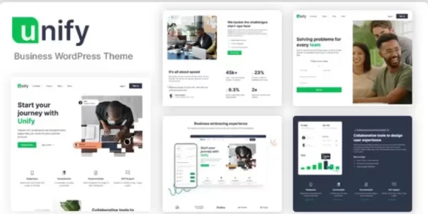 Unify Multipurpose Business WordPress Theme 1.0.0 GPL Theme