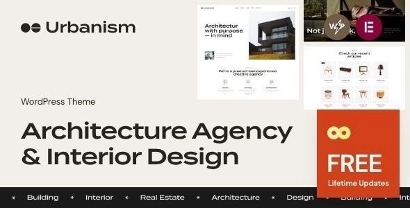 Urbanism Architecture Agency Interior Design WordPress Theme 1.0.0 GPL Theme