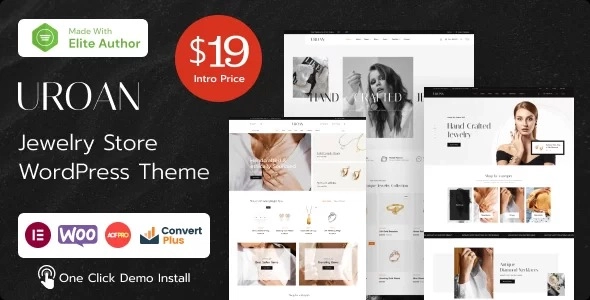 Uroan Jewelry Store WordPress Theme 1.0 GPL Theme