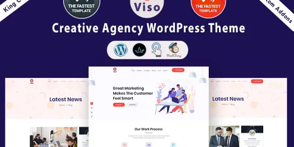 VISO Creative Agency WordPress Theme 1.0 GPL Theme