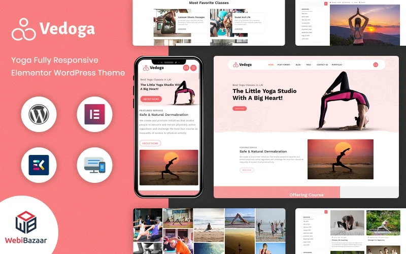 Vedoga Fitness and Gym WordPress Theme 1.0 GPL Theme