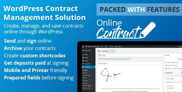 WP Online Contract 5.1.4 GPL Plugins