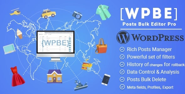 WPBE WordPress Posts Bulk Editor Professional 2.0.6 GPL Plugins