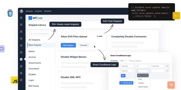 WPCode Pro Easily Add Code Snippets in WordPres 2.2.1 GPL Plugins