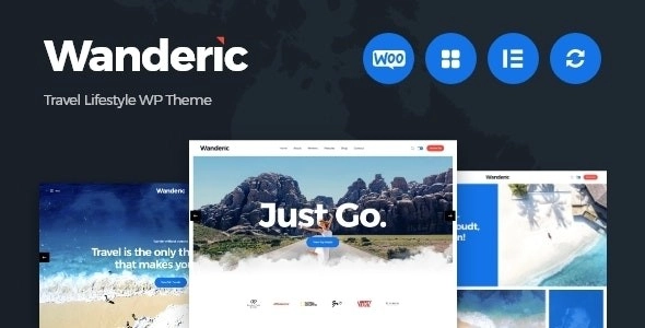 Wanderic Travel Blog Lifestyle WordPress Theme 1.0 GPL Theme