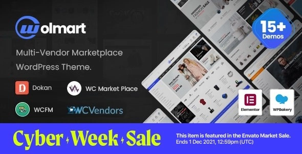Wolmart | Multi-Vendor Marketplace WooCommerce Theme 1.8.2 GPL Theme