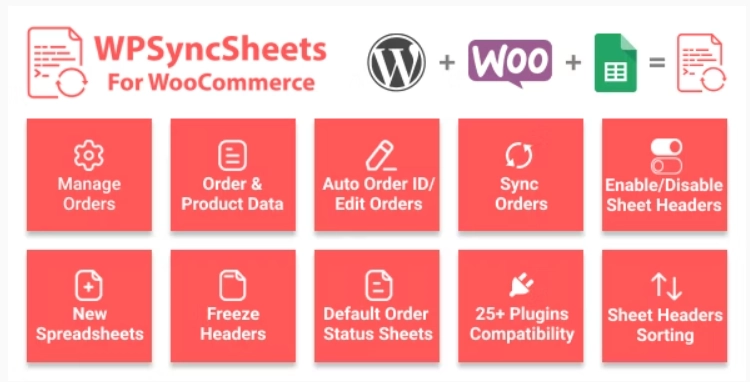 WooCommerce Google Spreadsheet Addon (Import / Export) 7.6 GPL Plugins